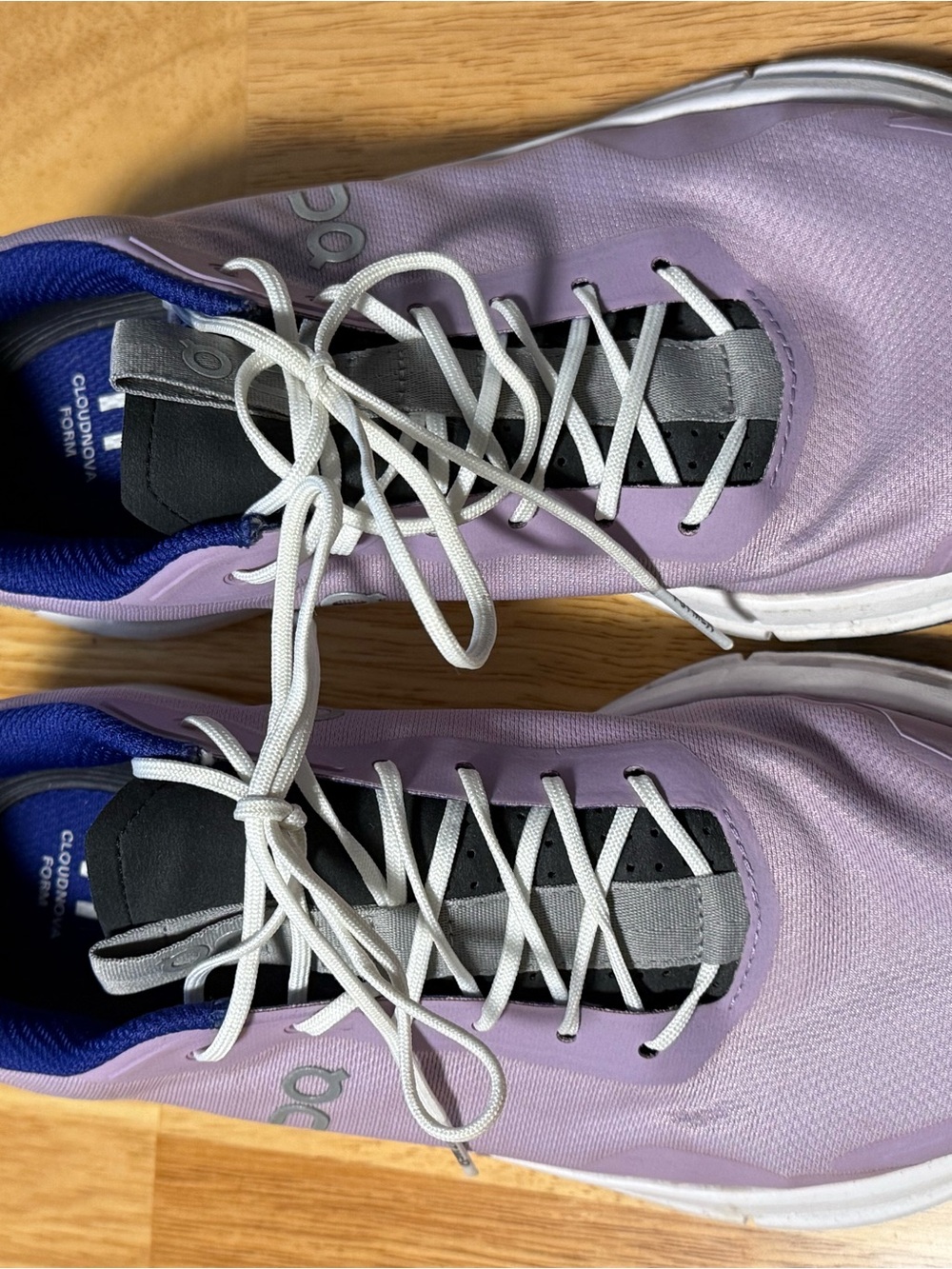 On Running Women’s Lavender Sneakers with White Laces